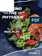 2020 BTP Challenge Meal Plan - Sadik Shred Plan
