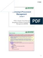 Management: Purchasing & Procurement