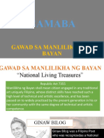 GAMABA - National Living Treasures Award Recipients