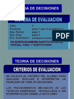 Teoria de Decisiones ST114 Clase N1V2