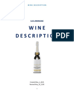 Wine Description: S.O.P. Knowledge