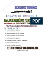 Ensayo de Ecología