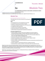 DELTA Module 2 - Fact Sheet (2008)