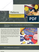 Patterns: A Kindergarten Lesson Plan