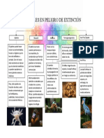 Animales en Peligro de Extinción Mapa Conceptual