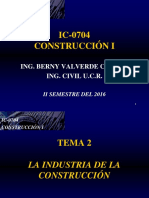 Ic 0704 Tema 02 - La Industria de La Construccion PDF