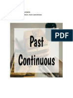 Past Continuous Tense - Was/Were + Verb+ing