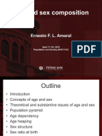 Age and Sex Composition: Ernesto F. L. Amaral