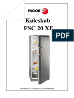 Køleskab FSC 20 Xe: PV Import A/S Gårsdalsvej 20 8800 Viborg