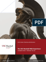 The USC Marshall MBA Experience: Join The Trojan Family