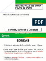 Sondas, Suturas y Drenajes, Final