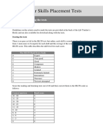 Scoring and Placement Guidelines PDF