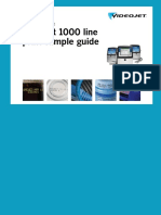Videojet 1000 Line Print Sample Guide: Continuous Ink Jet