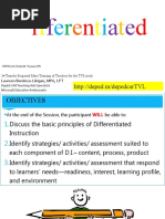 Differentiated Instruction