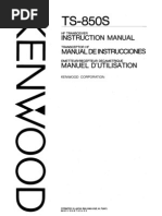 Download TS-850_Instruction_manual by SQ1NDV  SN47215530 doc pdf