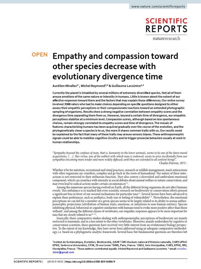 Empathy Pdf Pdf Empathy Sympathy