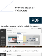 Cómo Crear Una Sesión de Collaborate
