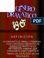 Power Point Genero Dramatico Primer Año - Pps