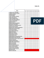 Daftar Hadi Dengan Daftar Nilai