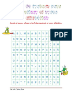 Hoja de Trabajo Sobre El Orden Alfabético PDF