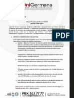 Comunicado Paz y Salvo Docente