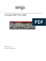 Voxengo BMS User Guide: Software Version 2.2