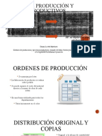 Ordenes de Producción y Procesos Productivos