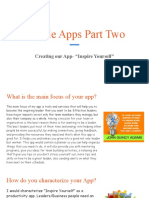 Mobile Apps Part Two