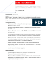 Offre Chargé de Conformité PDF