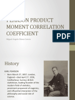 Pearson Product Moment Correlation Coefficient: Miguel Angelo Oboza Concio