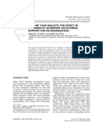 Q1-Lend Me Your Wallets - The Effect of Charismatic Leadership On External Support For An Organization