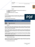 MOD. 1 PLIEGO DE ESPECIFICACIONES TECNICAS Obras Preliminares