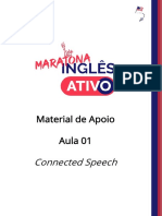 Material de Apoio Aula 01: Connected Speech