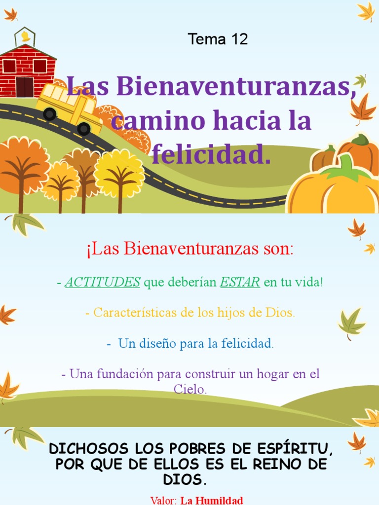 Las Bienaventuranzas, camino a la felicidad | PDF | Bienaventuranzas ...