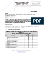 Cot Aso 0468-20 Cotizacion Suministro de Componentes Mantenimiento Plantas Ptar - Ptap Funza