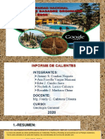 Diapositivas Del Informe de Geologia PDF