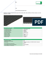 Light Conveyor Belts SAG-8E 07: Main Industry Segments Applications Special Features