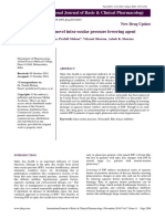 Netarsudil A Novel Intra Ocular Pressure Lowering Agent