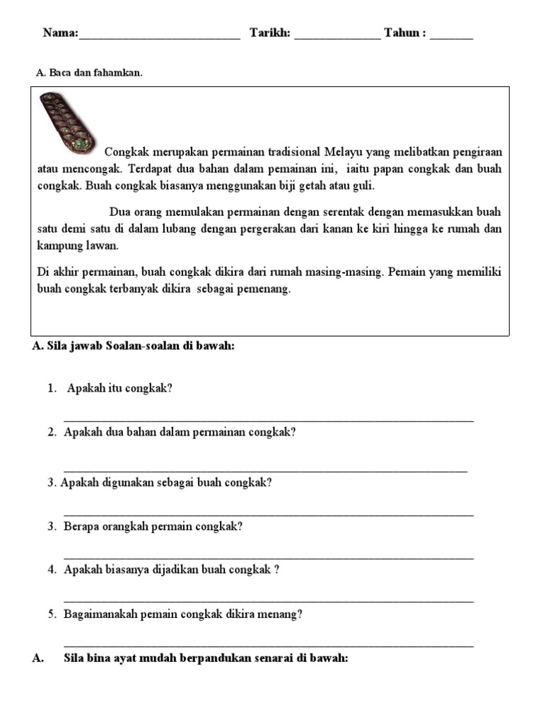 Karangan Congkak  PDF