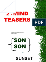 2 - Mind Teasers