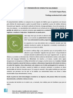 Alcoholismo y Promoción de Conductas Saludables