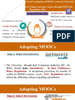 Step by Step Procedure Involved in Adoption of MOOCs