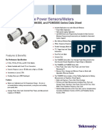 RF and Microwave Power Sensors/Meters: Tektronix PSM3000, PSM4000, and PSM5000 Series Data Sheet