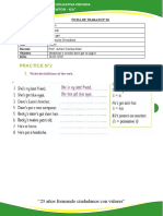 Practice N°2 1.: "25 Años Formando Ciudadanos Con Valores"