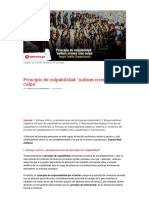 Principio de Culpabilidad - Nullum Crimen Sine Culpa' - LP PDF