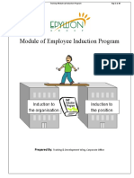 Module of Employee Induction Program