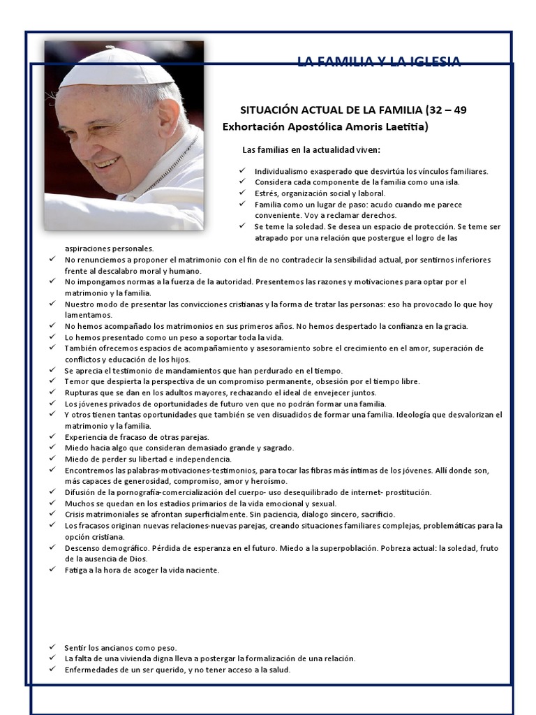 Desafíos de la familia actual | PDF | Iglesia Católica | Amor