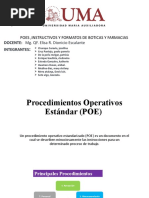 Formatos POES | PDF