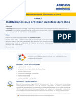 Educación Secundaria: Instituciones que protegen nuestros derechos