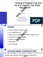 Mapping Irrigated Crop Areas Using Remote Sensing